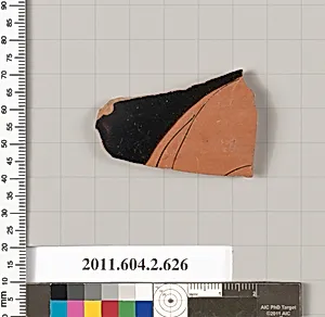 Terracotta fragment of a column-krater (bowl for mixing wine and water) by Unknown Artist