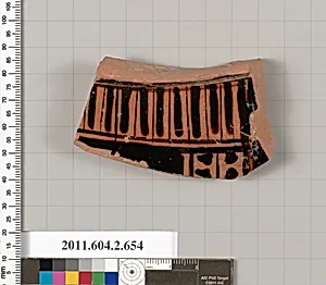 Terracotta fragment of a column-krater (bowl for mixing wine and water) by Unknown Artist
