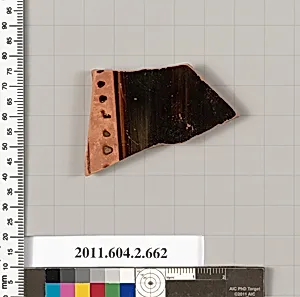 Terracotta fragment of a column-krater (bowl for mixing wine and water) by Unknown Artist
