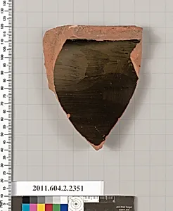 Terracotta fragment of a column-krater (bowl for mixing wine and water)? by Unknown Artist