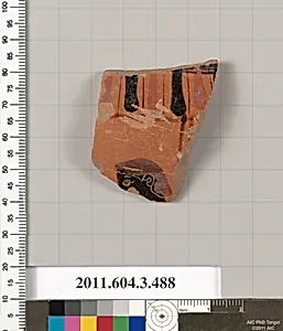 Terracotta fragment of a column-krater (bowl for mixing wine and water) by Unknown Artist
