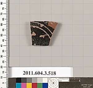Terracotta fragment of a column-krater (bowl for mixing wine and water) by Unknown Artist