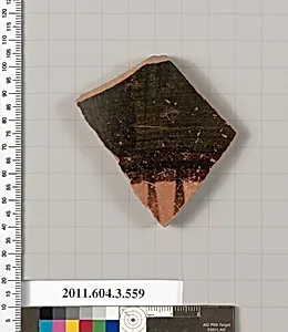 Terracotta fragment of a column-krater (bowl for mixing wine and water) by Unknown Artist