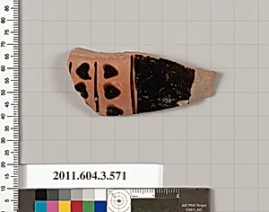 Terracotta fragment of a column-krater (bowl for mixing wine and water) by Unknown Artist