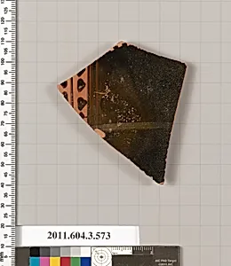 Terracotta fragment of a column-krater (bowl for mixing wine and water) by Unknown Artist