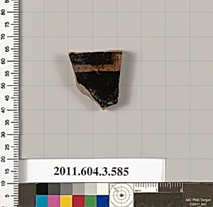 Terracotta fragment of a column-krater (bowl for mixing wine and water) by Unknown Artist