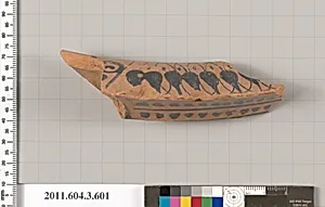 Terracotta fragment of a column-krater (bowl for mixing wine and water) by Unknown Artist