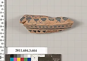 Terracotta fragment of a column-krater (bowl for mixing wine and water) by Unknown Artist
