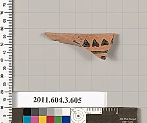 Terracotta fragment of a column-krater (bowl for mixing wine and water) by Unknown Artist