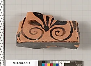 Terracotta fragment of a column-krater (bowl for mixing wine and water) by Unknown Artist