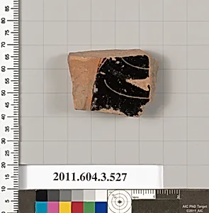 Terracotta fragment of a column-krater (bowl for mixing wine and water) by Unknown Artist