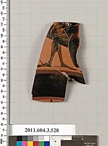 Terracotta fragment of a column-krater (bowl for mixing wine and water) by Unknown Artist