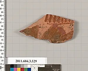 Terracotta fragment of a column-krater (bowl for mixing wine and water) by Unknown Artist