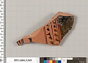 Terracotta fragment of a column-krater (bowl for mixing wine and water) by Unknown Artist
