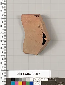 Terracotta fragment of a column-krater (bowl for mixing wine and water) by Unknown Artist