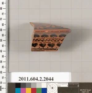 Terracotta fragment of a column-krater (bowl for mixing wine and water) by Unknown Artist