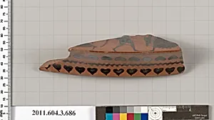Terracotta fragment of a dinos or column-krater (bowl for mixing wine and water) by Unknown Artist