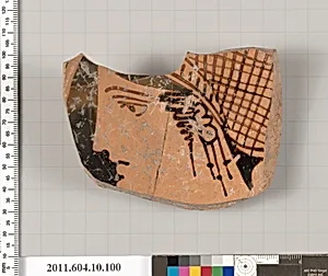 Terracotta fragment of a Genucilia plate by Unknown Artist