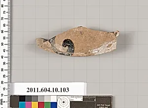Terracotta fragment of a Genucilia plate by Unknown Artist