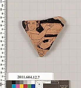 Terracotta fragment of a krater (deep bowl)? by Unknown Artist