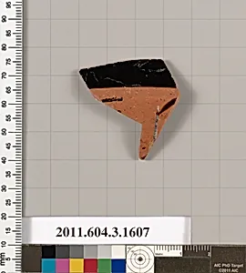 Terracotta fragment of a kylix: Band cup (drinking cup) by Unknown Artist