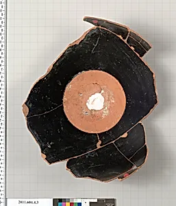 Terracotta fragment of a kylix: band-cup (drinking cup) by Unknown Artist
