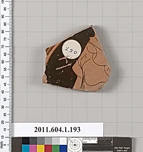 Terracotta fragment of a kylix (drinking cup)