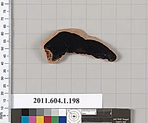 Terracotta fragment of a kylix (drinking cup)