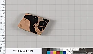 Terracotta fragment of a kylix (drinking cup)