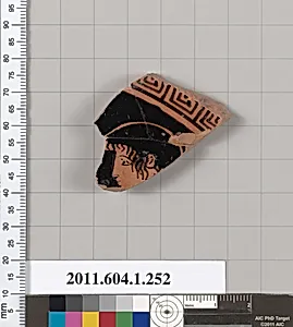 Terracotta fragment of a kylix (drinking cup)