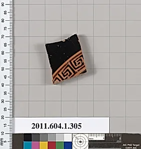 Terracotta fragment of a kylix (drinking cup)