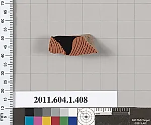 Terracotta fragment of a kylix (drinking cup)