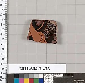 Terracotta fragment of a kylix (drinking cup)
