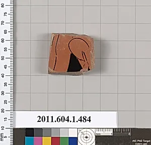 Terracotta fragment of a kylix (drinking cup)