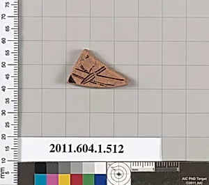 Terracotta fragment of a kylix (drinking cup)