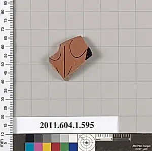 Terracotta fragment of a kylix (drinking cup)