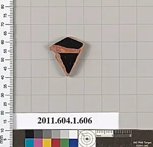 Terracotta fragment of a kylix (drinking cup)