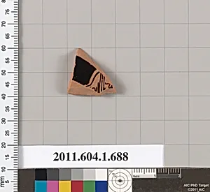 Terracotta fragment of a kylix (drinking cup)