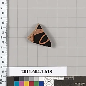 Terracotta fragment of a kylix (drinking cup)