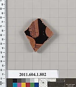 Terracotta fragment of a kylix (drinking cup)