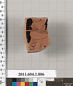Terracotta fragment of a kylix (drinking cup)
