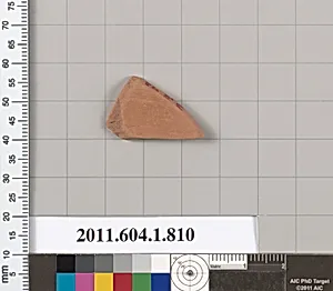 Terracotta fragment of a kylix (drinking cup)
