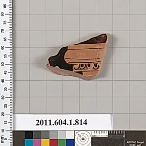 Terracotta fragment of a kylix (drinking cup)
