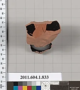 Terracotta fragment of a kylix (drinking cup)