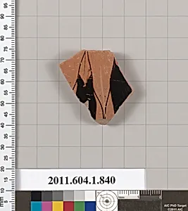 Terracotta fragment of a kylix (drinking cup)