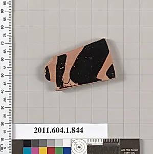 Terracotta fragment of a kylix (drinking cup)