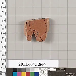 Terracotta fragment of a kylix (drinking cup)