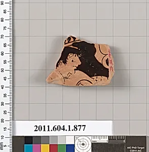 Terracotta fragment of a kylix (drinking cup)