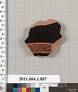 Terracotta fragment of a kylix (drinking cup)