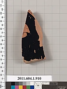Terracotta fragment of a kylix (drinking cup)